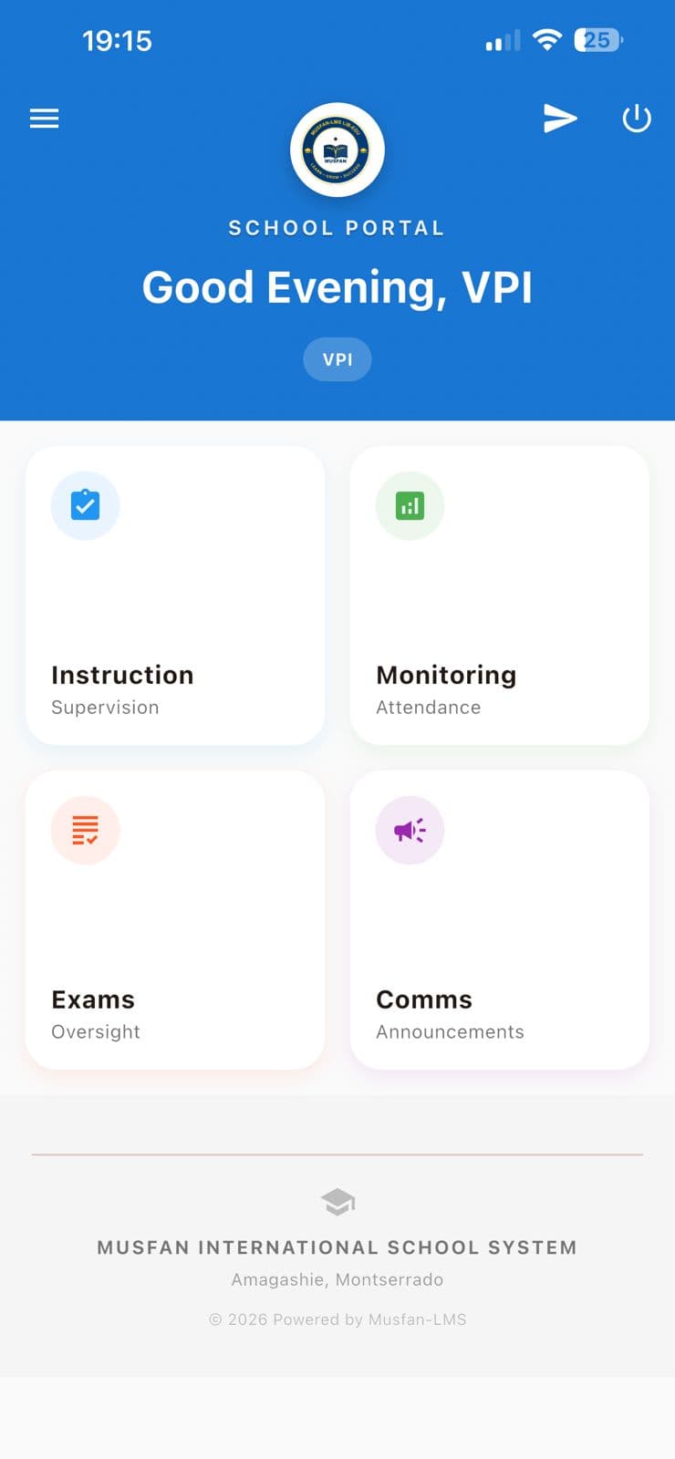 VPI - Institutional communication hub
