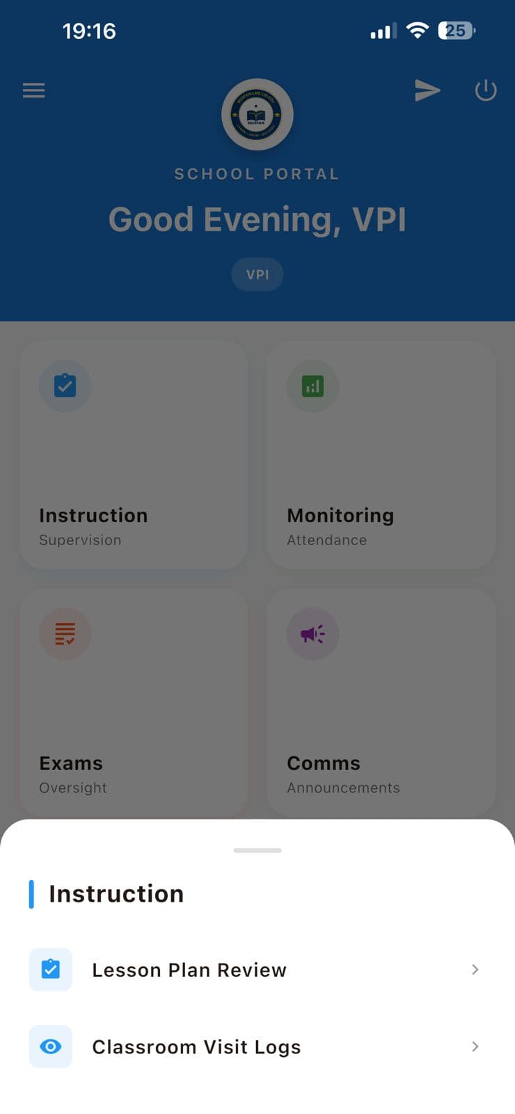 VPI - Instructional supervision